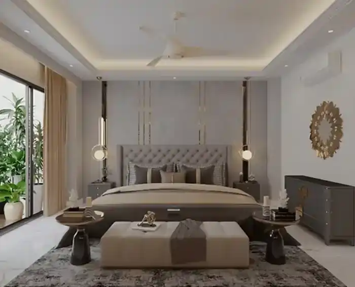 Zak Ivory arches Bedroom